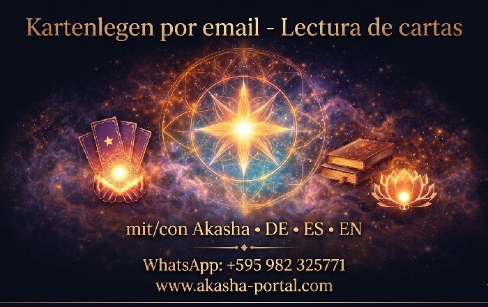Galerieabbildung Akasha-Portal mit Kartenlegen-Service und mystischen Symbolen