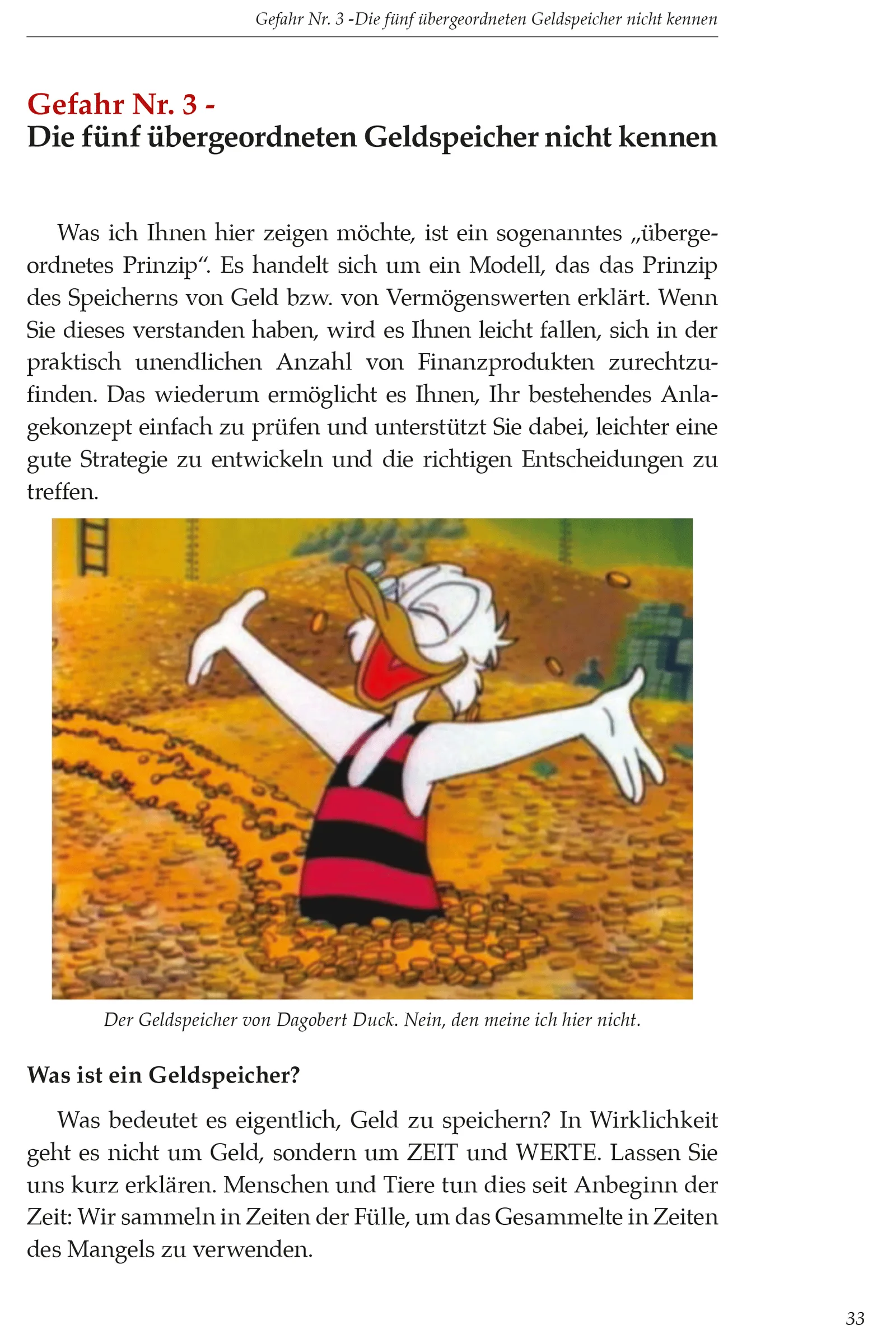 Buchseite 3 Die größten Gefahren für Ihr Vermögen Kapitel