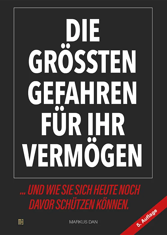 Buchcover Die größten Gefahren für Ihr Vermögen von Markus Dan