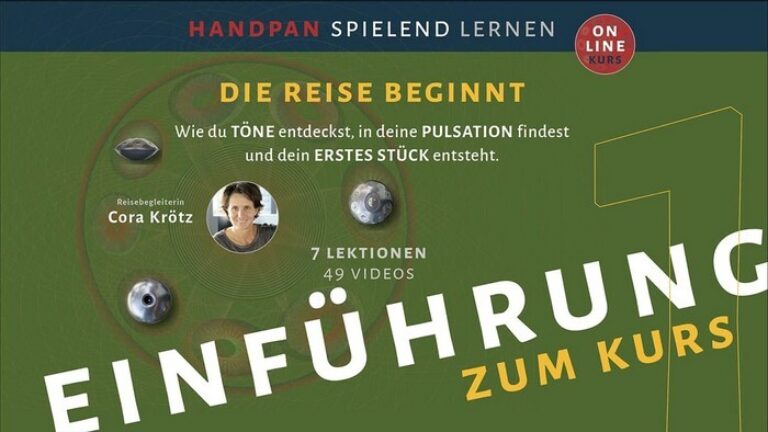 Die Reise beginnt – Handpan-Videokurs für Anfänger von Cora Krötz
