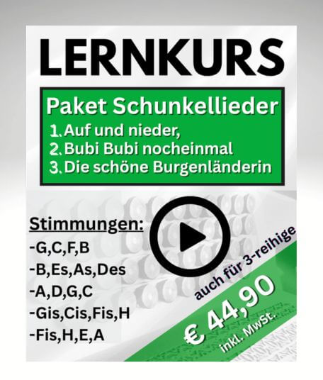 Lernkurs Paket Schunkellieder – Videokurs-Cover mit 3 Liedern