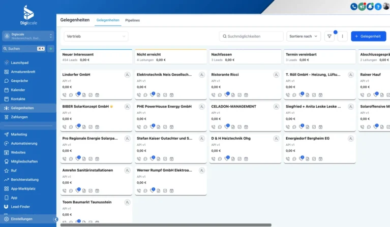 Digiscale – All-in-One Vertriebs & Marketing Software