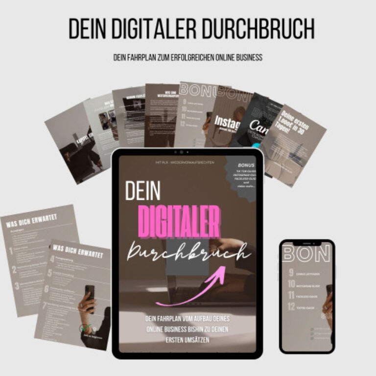 Digitaler Durchbruch – Videokurs für Digitale Produkte