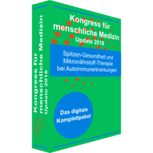 Grünes Produktpaket-Mockup Kongress für menschliche Medizin Update 2018 zum Thema Autoimmunerkrankungen