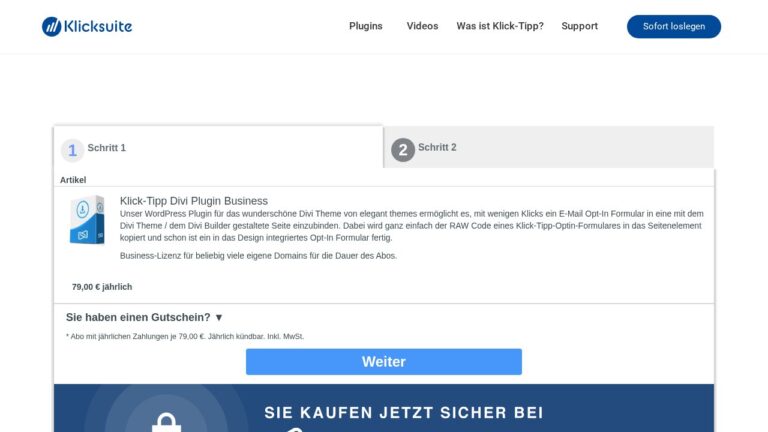 Divi Plugin für Klick-Tipp – WordPress-Software für Formulare