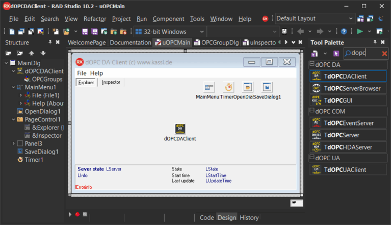 dOPC Client Toolkit for C++ Builder