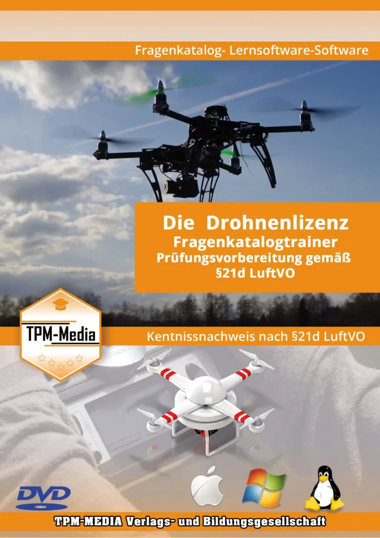 Drohnen-Pilotenlizenz Lerntrainer auf DVD von Thomas Mueller