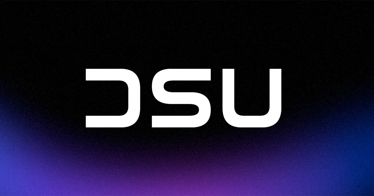 DSU Videokurs Hero Banner mit blauem Gradient und weißem DSU Logo