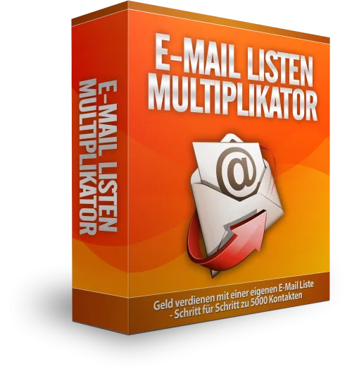 E-Mail Listen Multiplikator Produktbox Orange, 500er bis 5.000er Liste Aufbau