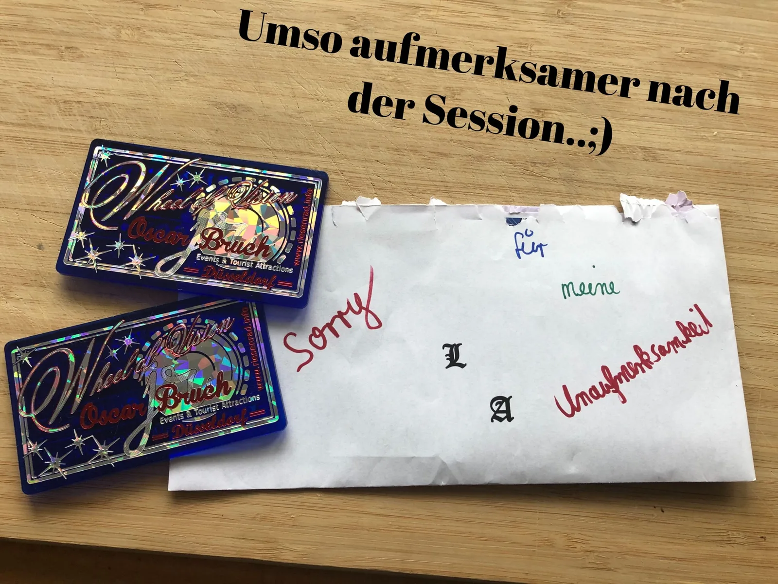 ein (jetzt) aufmerksamer Gast