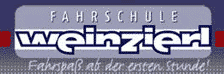 Fahrschule Weinzierl Kundenlogo mit Fahrschul-Branding