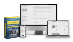 ErfolgsAzubi Academy Onlinekurs-Plattform auf Desktop, Tablet und Smartphone mit Kursinhalten zu WiSo für gewerblich-technisc