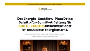 Energie-Cashflow-Plan – Ansicht der Verkaufsseite
