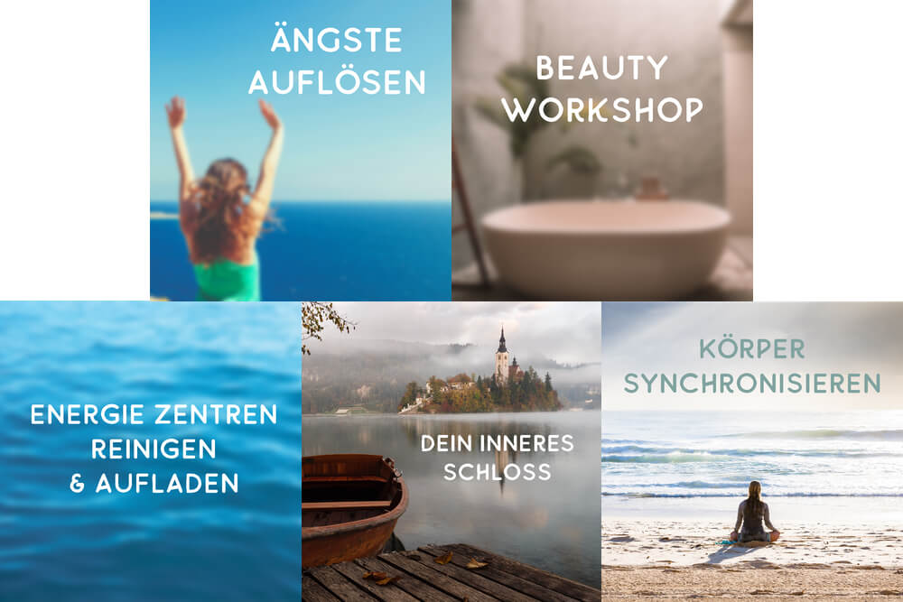 Bonus Energie Quickies vier Kacheln mit Themen