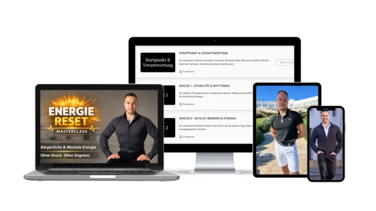 Energie Reset Masterclass – Videokurs gegen Müdigkeit