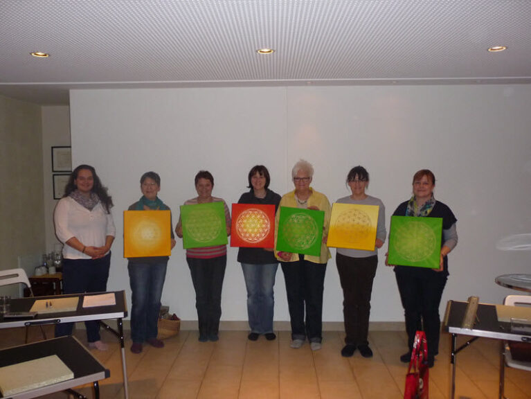 Energiebilder selber malen – Level 1: Blume des Lebens