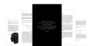 Aufgeschlagenes EnergieHypnose Buch mit Blick auf mehrere Seiten und zentrales Zitat von Heino Schulz