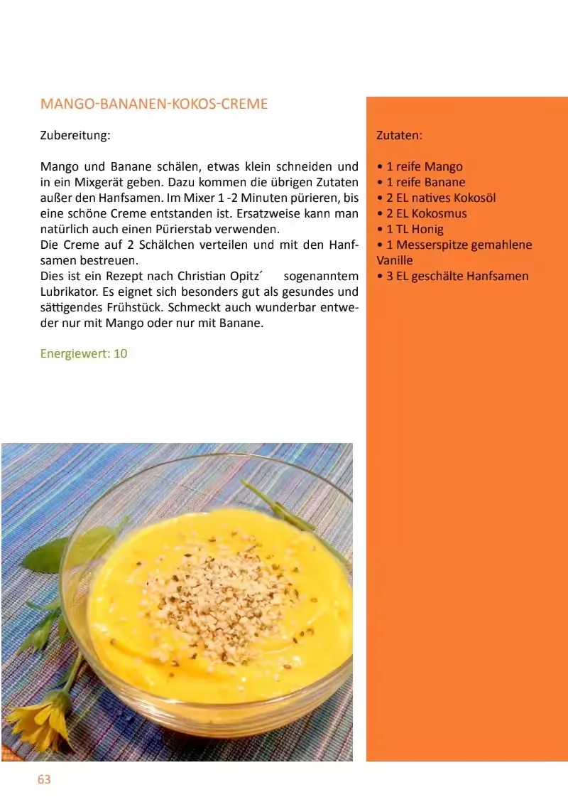 Rezept 63 aus Energienahrung wirkt Wunder