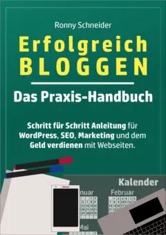 eBook Cover Erfolgreich Bloggen Ronny Schneider