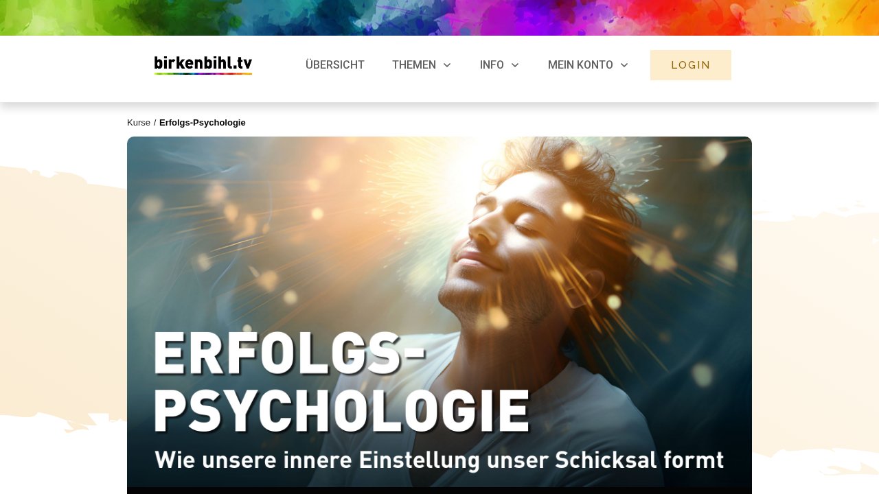 Erfolgs-Psychologie – Ansicht der Verkaufsseite