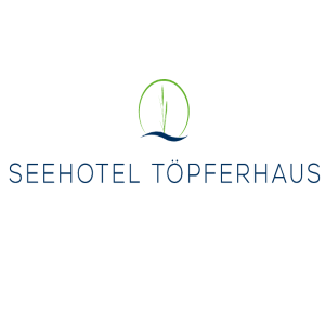 Seehotel Töpferhaus Logo mit stilisiertem Gebäude-Symbol
