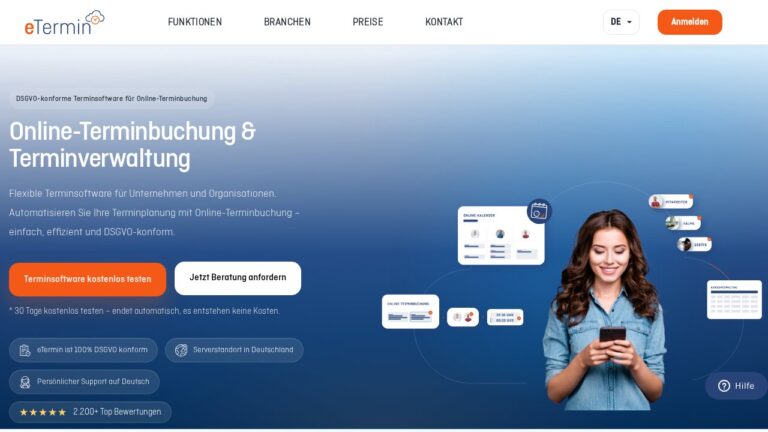 eTermin Lite – Online-Terminbuchungs-Software von eTermin GmbH