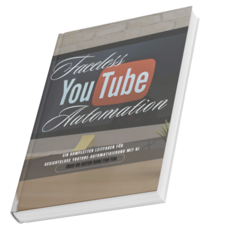 Faceless YouTube Automation – E-Book für Kanäle ohne Kamera