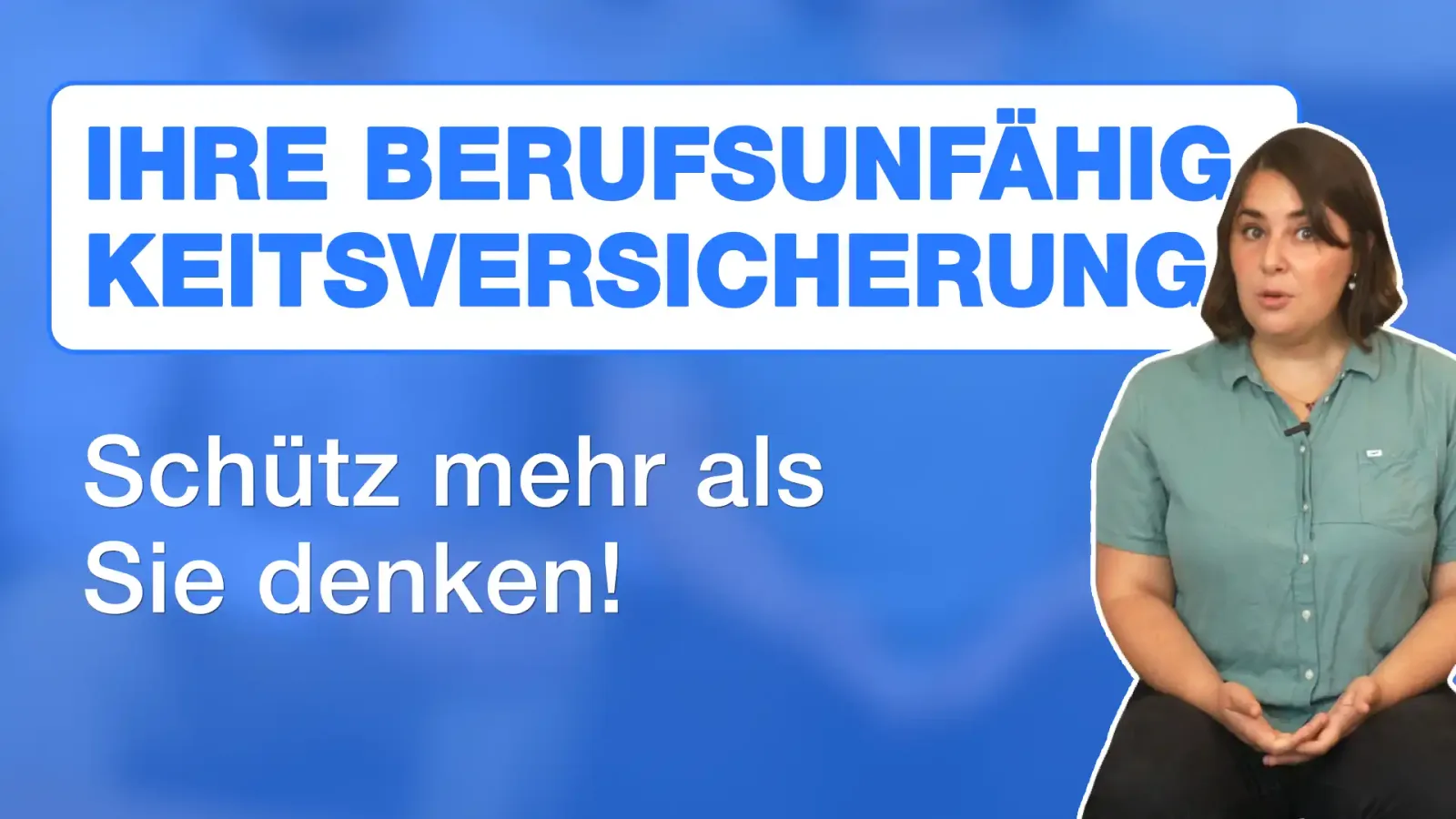 Ihre Berufsunfähigkeit - schützt mehr als sie denken