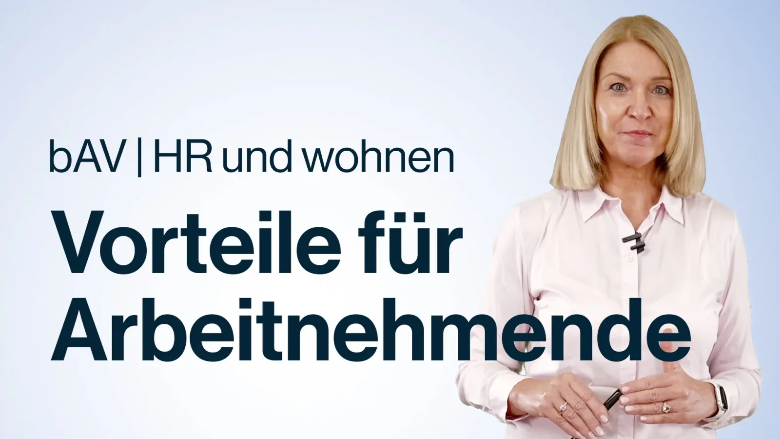 bAV | HR und wohnen -Vorteile für Arbeitnehmende