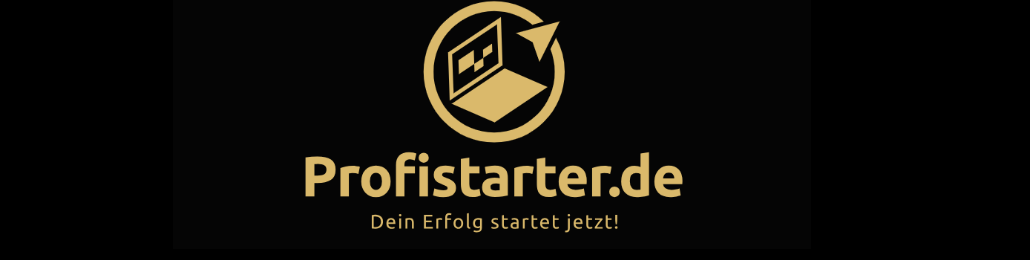 Fahrzeug-Beauty Consultant – Videokurs zur Fahrzeugaufbereitung 8 Profistarter.de Logo mit Claim auf schwarzem Hintergrund in horizontalem Format