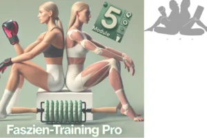 Faszientraining Pro 5 Module mit anatomischer Darstellung Boxtraining und Faszienrolle