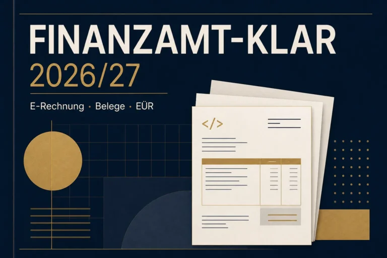 Finanzamt-klar 2026/27 – E-Book zur E-Rechnungspflicht