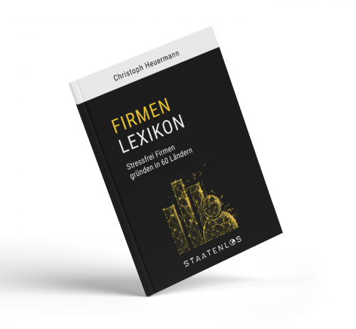 E-Book-Cover Firmen Lexikon von Christoph Heuermann mit Balkendiagramm-Grafik