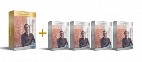 Das große Forever-Rich-Paket von Jürgen Höller mit Hauptbox und vier Zusatzmodulen