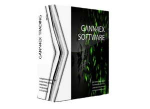 Forex Gann 4EX Strategy Software-Box mit grünem Schriftzug und weißem Pfeildesign