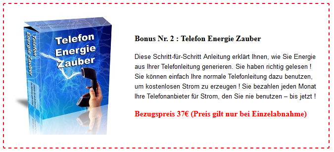 Bonus-Kursinhalt Telefon-Zauber aus FreieEnergie24