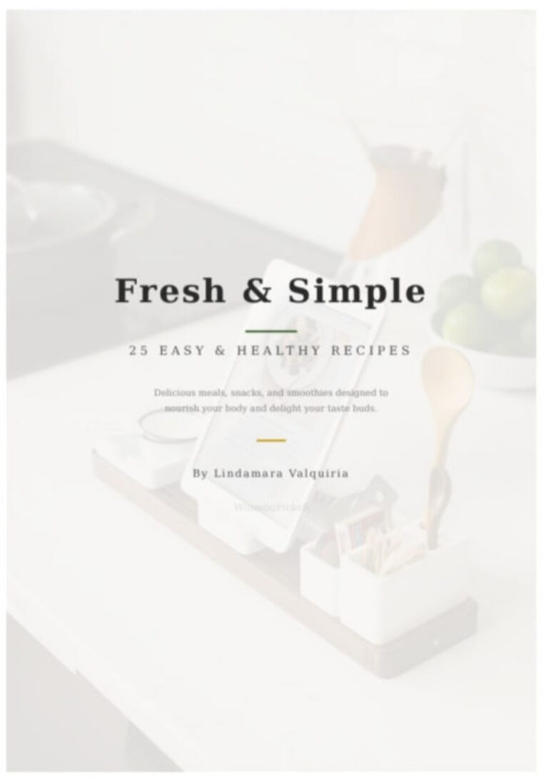 Fresh & Simple – Gesunde-Ernährung-E-Book von Lindamara Valquiria