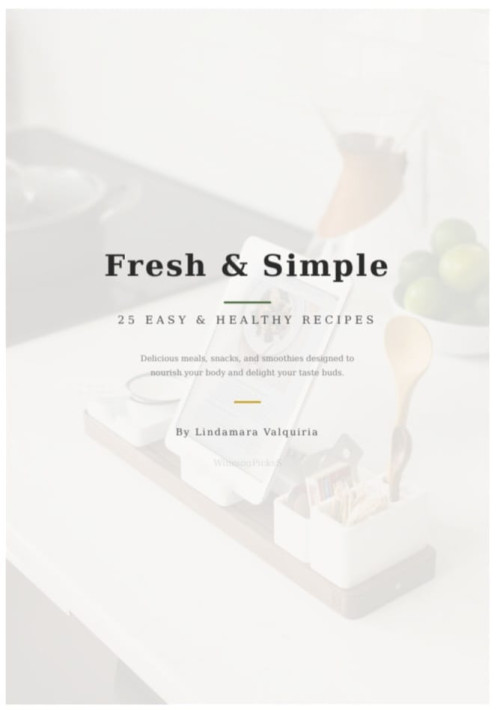 Fresh & Simple – Gesunde-Ernährung-E-Book von Lindamara Valquiria 1 Fresh and Simple