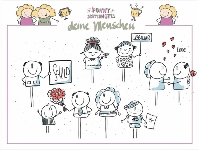 Funny Sketchnotes Basiskurs – Videotraining visuelle Notizen