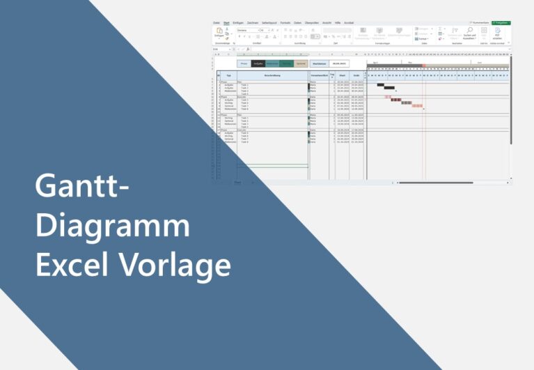 Gantt Diagramm Excel Vorlage – Zeitplanung für Projekte