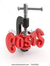 Schraubstock mit roten 3D Buchstaben PREIS