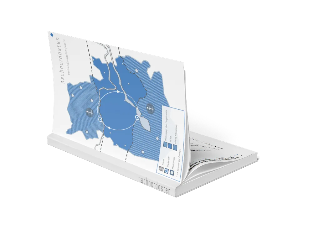 Lernbuch Mockup mit Deutschlandkarte und nachnordosten Branding