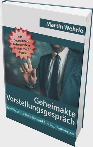 Buchcover Mockup Geheimakte Vorstellungsgespräch 320x502 Pixel mit grauem Hintergrund