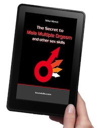 E-Book Geheimwissen Männlicher Multi-Orgasmus auf Kindle-Reader in Hand