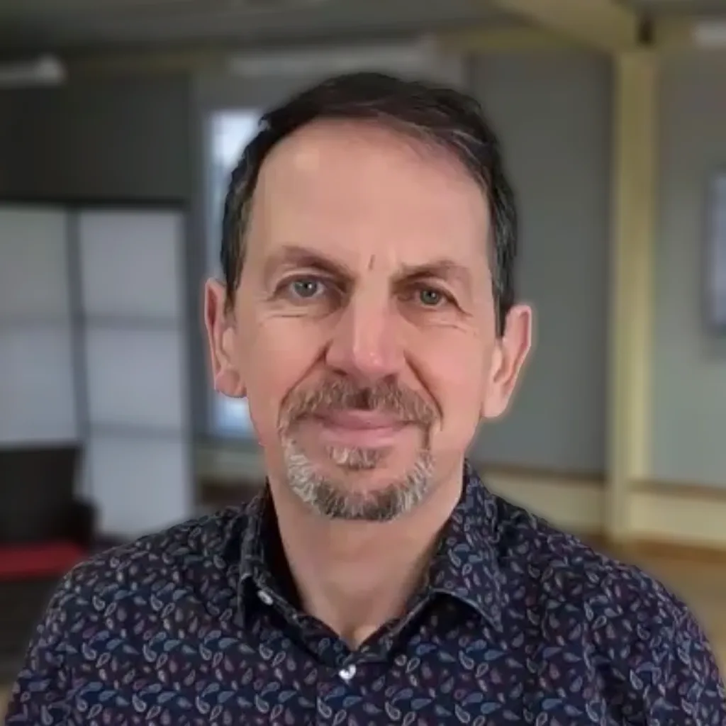 Gesundheitscoaching – Coaching für Stressresilienz 5 Laptop-Bildschirm zeigt Online-Coaching-Session mit Markus Röder
