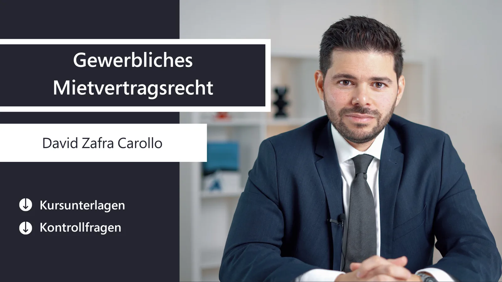 Gewerbliche Mietverträge (Onlinekurs für Immobilien Professionals)
