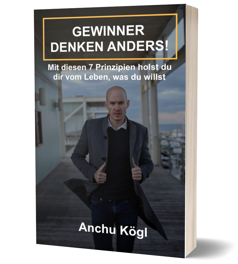 Buchcover Gewinner denken anders von Anchu Kögl