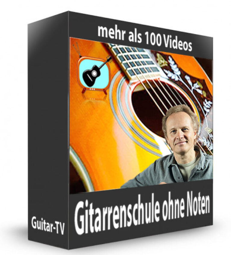 Gitarrenschule ohne Noten – Gitarren-Videokurs für Anfänger