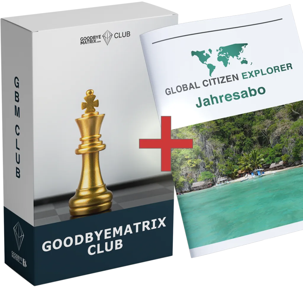 GCE und Goodbye Matrix Club Paket mit goldener Schachfigur und Jahresabo