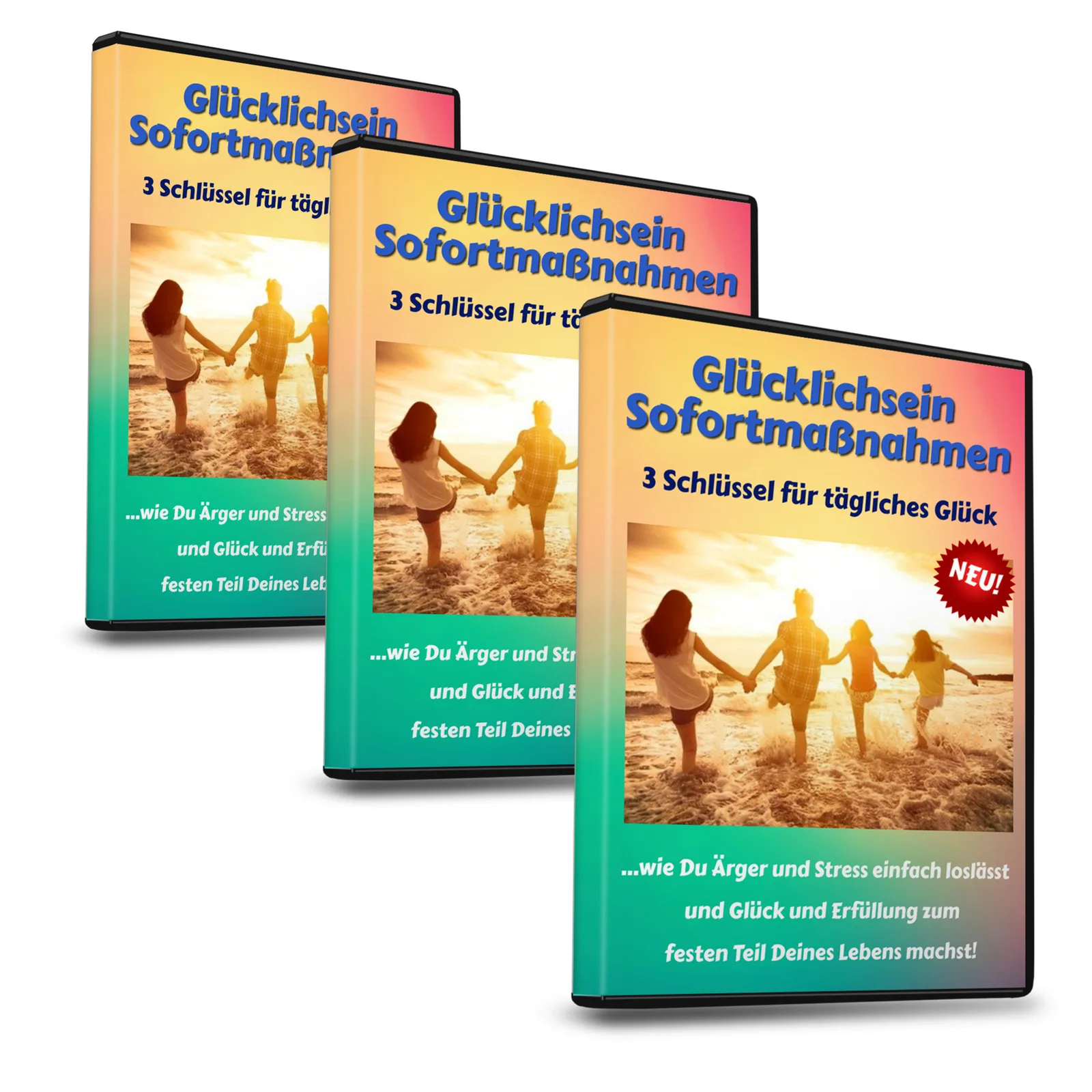 DVD-Cover Glücklichsein-Sofortmaßnahmen von Stephan Zeeh